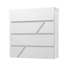 Boîte aux lettres murale BRASQ PB200 Deluxe blanc
