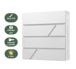 Boîte aux lettres murale BRASQ PB200 Deluxe blanc