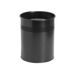 Corbeille à papier BRASQ 15L noir