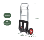 Diable BRASQ plateau acier 90kg