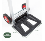 Diable BRASQ plateau acier 90kg