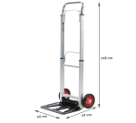 Diable BRASQ plateau acier 90kg