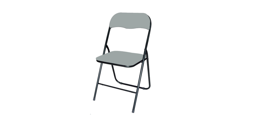 BRASQ FC100 gray-black folding chair