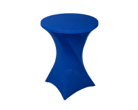 Housse BRASK pour table haute 80cm bleu