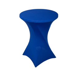 Housse BRASK pour table haute 80cm bleu