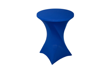 Housse BRASK pour table haute 80cm bleu