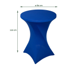BRASK cover for high table 80cm blue