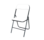 Chaise pliante BRASQ FC100 blanc-noir