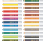 Crayon craie pastel STABILO CarbOthello assorti boîte 12 pièces