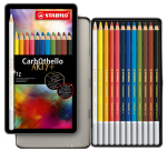 Crayon craie pastel STABILO CarbOthello assorti boîte 12 pièces