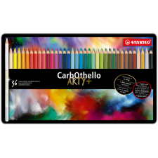 Kleurpotloden STABILO CarbOthello kalkpastel assorti blik à 36 stuks