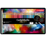 STABILO CarbOthello pastel chalk pencil assorted box of 60 pieces