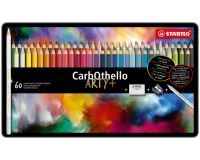 Crayon craie pastel STABILO CarbOthello assorti boîte 60 pièces
