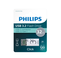Clé USB Philips Click USB-C 32Go Shadow Grey