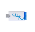 Clé USB 3.2 Philips Click USB-C 512Go bleu