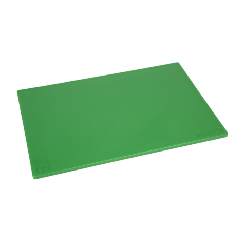 Planche à découper Hygiplas LDPE 450x300x10mm vert