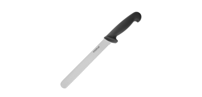 Hygiplas Bread Knife 20.5cm Black