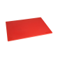 Planche à découper Hygiplas LDPE 450x300x10mm rouge