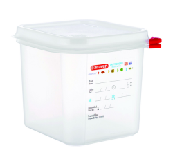 Récipient de stockage Araven GN 1/6 avec couvercle 2,6L 4 pièces