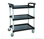 Chariot de service Vogue polypropylène 3 plateaux 95x82,5cm