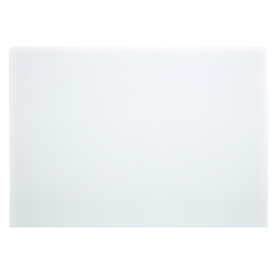 Planche à découper Hygiplas LDPE 450x300x10mm blanc