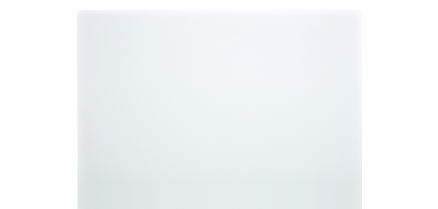 Planche à découper Hygiplas LDPE 450x300x10mm blanc