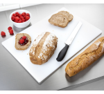 Planche à découper Hygiplas LDPE 450x300x10mm blanc