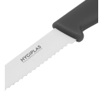 Couteau à tomates Hygiplas dentelé 10cm noir