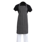 Tablier Whites noir rayé blanc