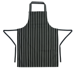 Tablier Whites noir rayé blanc