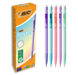 Portemine BIC Matic pastel HB 0,7mm pastel assorti