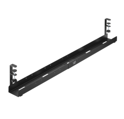 Chemin de câbles extensible sous le bureau