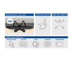 Bras 2 écrans ACT à poser