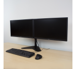 Bras 2 écrans ACT à poser