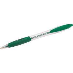 Stylo bille BIC Atlantis Classic grip clic Medium vert