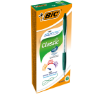 BIC Atlantis Classic Kugelschreiber mit Klick-Griff Medium Grün