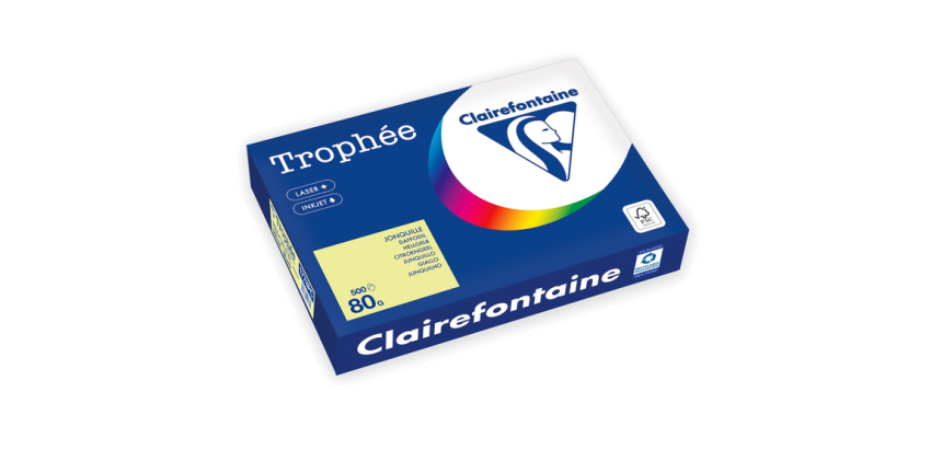Trophée Copier Paper A4 80g Lemon Yellow 500 sheets