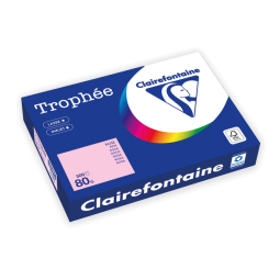 Papier copieur Trophée A4 80g rose 500 feuilles