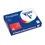 Papier copieur Trophée A4 80g rouge corail 500 feuilles
