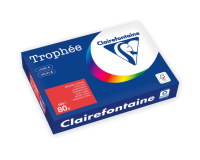 Papier copieur Trophée A4 80g rouge corail 500 feuilles