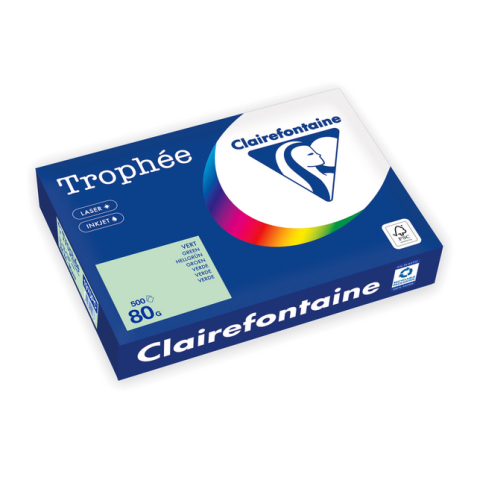 Papier copieur Trophée A4 80g vert 500 feuilles