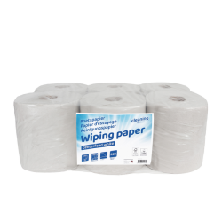 Poetspapier Cleaninq M2 1-laags 6x270m wit