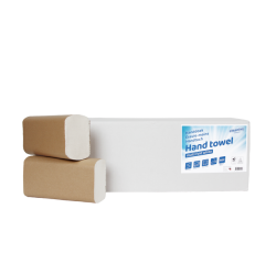 Handdoek Cleaninq H2 i-vouw 2-laags 205x240mm 25x150 vel wit