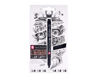 Fineliner Sakura Pigma Micron Edition Black set 6 largeurs + étui gratuit