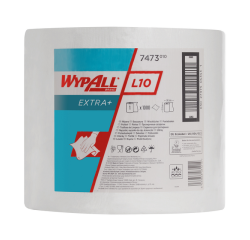 Poetsrol WypAll L10 Extra 1-laags 235mmx380m 1000 vel wit 7473
