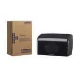 Toiletpapierdispenser Aquarius duo voor kleine rollen zwart 7191