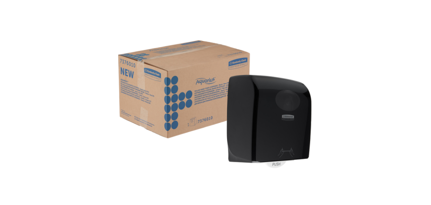 Distributeur rouleau essuie-mains Aquarius 7376 noir