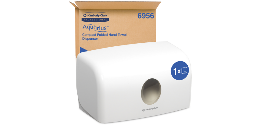 Aquarius Handtuchspender 6956 für Z-Falz Mini weiß