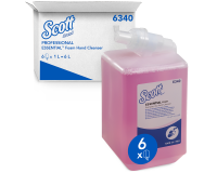 Handzeep Scott Essential foam roze 1000ml 6340