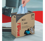 Poetsdoek WypAll X80 Powerclean 426x212mm 80vel dispenserdoos blauw 8295